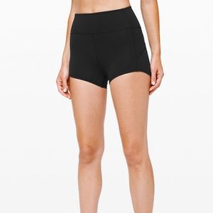 NWOT Lulu Lemon Spandex Shorts Size 2